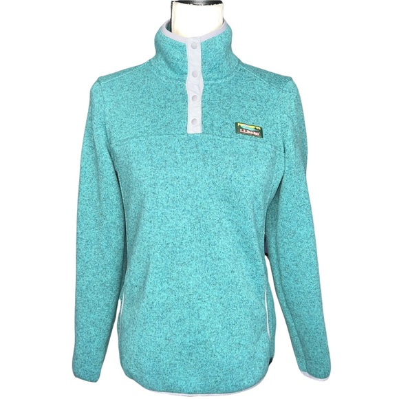 L.L. Bean Jackets & Blazers - L.L. Bean Sweater Fleece T-Snap Pullover Jacket